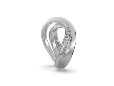 3 rings wedding ring - Jewelry 3D - AN-615 3D print model