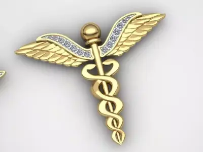 caduceus  3D print model