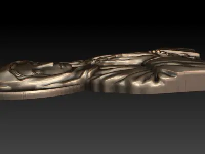 Virgin Mary 12 3D print model