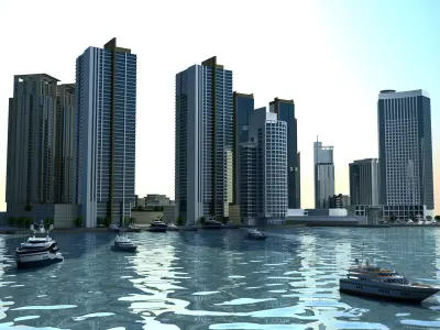 Marina Square - Abu Dhabi 3D model