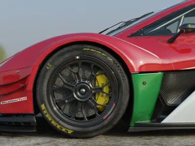 Ferrari 260GTB GT3 Concept car 3D model