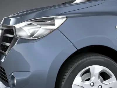 Dacia Dokker 2022 3D model