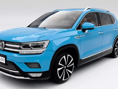 Volkswagen Tharu 280 TSI 2021 Low-poly 3D model