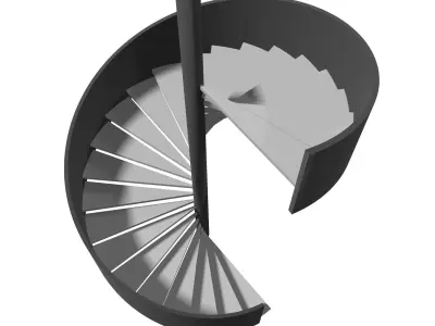 Spiral stair 2023-0010 3D model