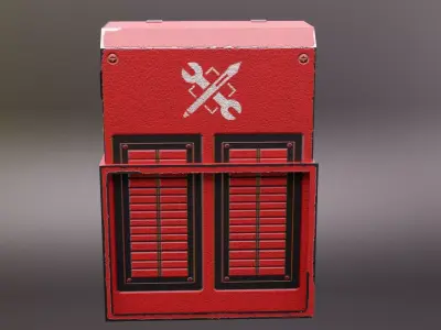 Repair Bag - Game Ready  - Low Poly PBR 3D Model Low-poly 3D model