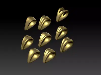 Bail Loops jewelry accessories 3D print model