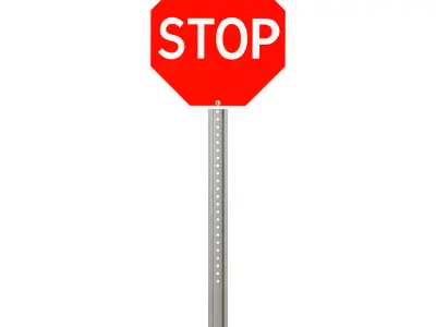 Do Not Enter Sign 3D model