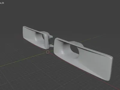 Air Ducts  Vents For Golf MK3  3D print model