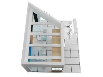 Booth Exhibition Stand a556a 3D model