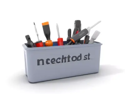 Comprehensive Mechanic Tool Set Model Pack Low-poly 3D model