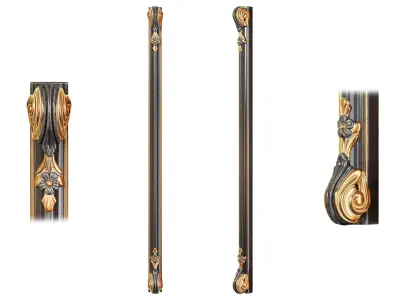 Classic pilaster 06 3D model