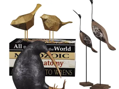 Birds Low-poly 3D model