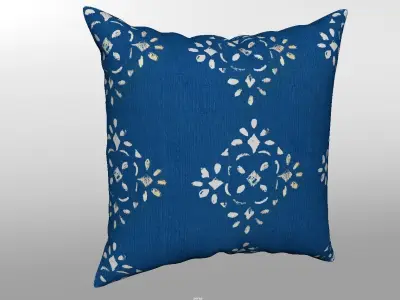 Solid Pillow Set 3D model 3D model