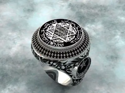 Muhru Suleyman Yuzugu 3D print model