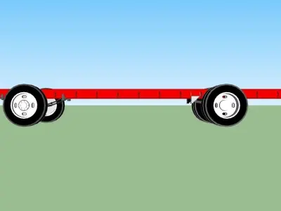 truck chassis 3D model