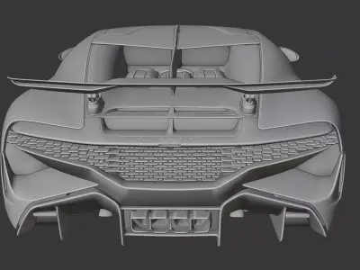 Bugatti Divo 3D print model