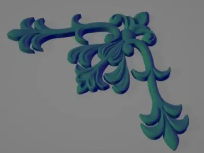 corner pattern 3D model