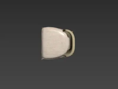 AMALFI COUNTER STOOL 3D model