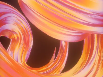 Twisted Abstract Object 3D model