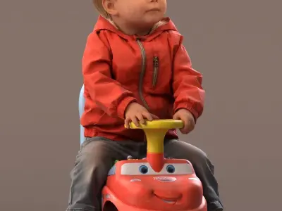  00022Pepijn001 Toddler Boy 3D Model 3D model