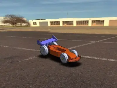 Toy formula 1 car  3D model