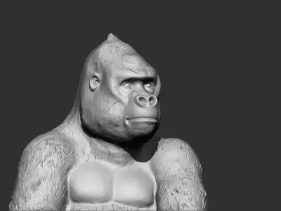 Gorilla 3d print model 3D model