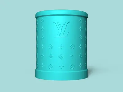 Vase 23 Louis Vuitton - Simple Plant Pot - Home Decor 3D print model