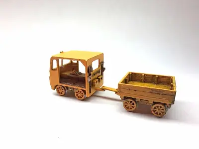 N Scale Speeder and Wagons 3D print model