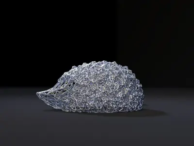 Hedgehog figurines 3D print model