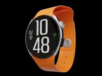 Smartwatch Sport Digital relogio cores 3D 3D model