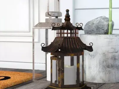 Tabletop Lantern 3D model