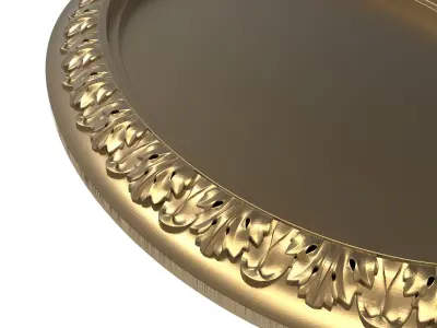 Carved Picture Frame 3D model 90