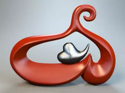 Black Hear m1 P 3D print model