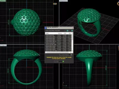  Minimalist Turkish Ring 3D print model