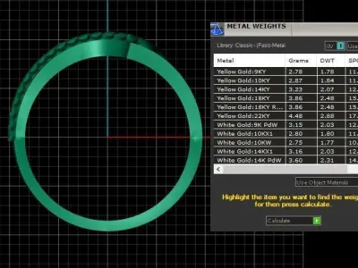 JASMINE FLOWER DESIGN GOLD RING  3D PRINABLE MDEL  3D print model