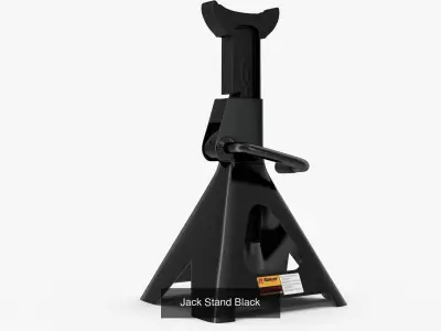 Jack Stand Collection 3D Model Pack