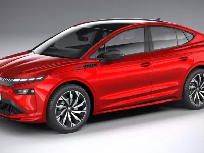 Skoda Enyaq Coupe 2025 3D model