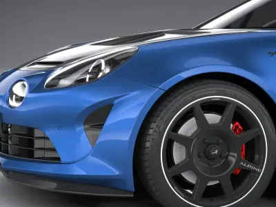 Alpine A110 R 2023 3D model