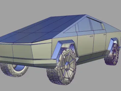 Cybertruck off road vehicle 3D model