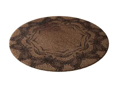 round carpet 13 3D model