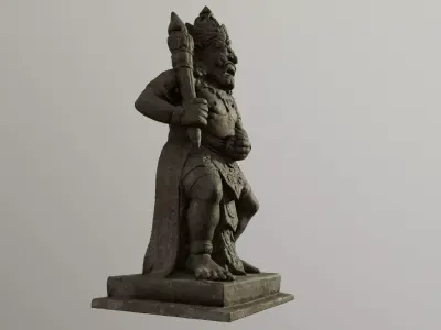 Balines Temple Guardian B 3D model