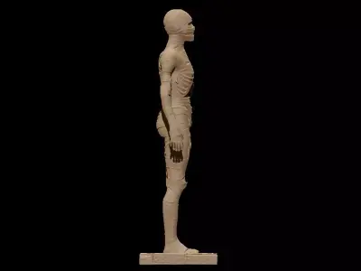 Halloween Horror Mummy Undead Zombie Statue 3D print model