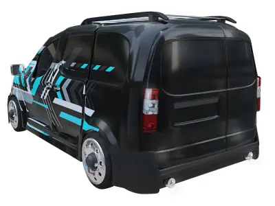 van 01 Free 3D model