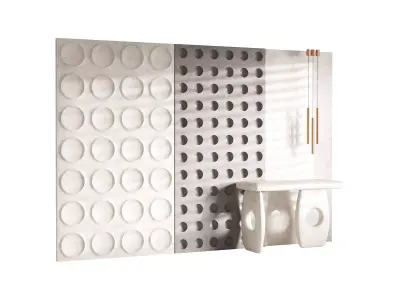 Decorative Wall panel  62 3D model