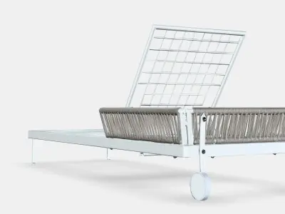 SEGERON Sun lounger Low-poly 3D model