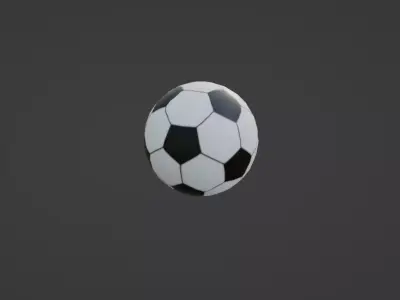 SoccerBall Free 3D model purchase