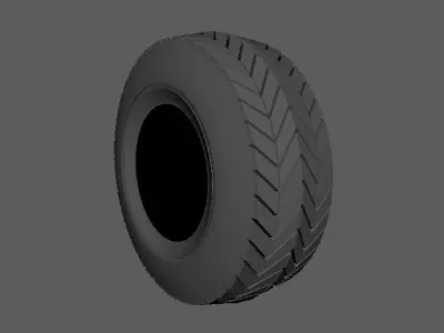 A tayar model 3D model maya Low-poly 3D model