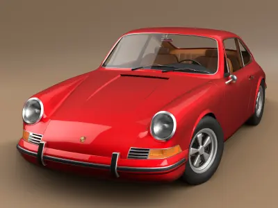 Porsche 911 1969 3D model