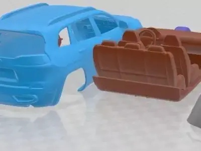 Jeep Cherokee 2019 Printable Car 3D print model