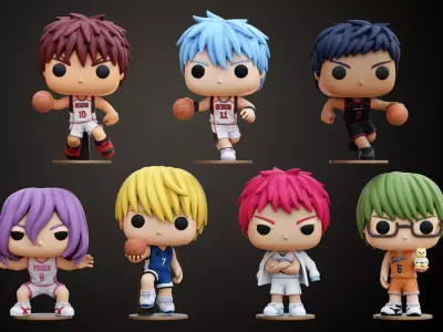 Funko Collection Kurokos Basketball 3D print model